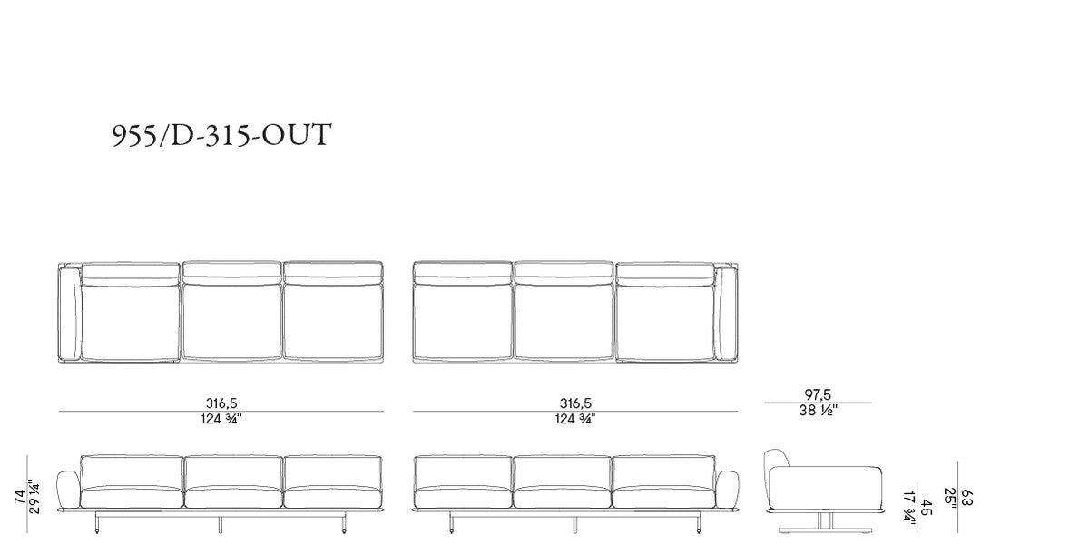 POTOCCO | Graphic Sofa