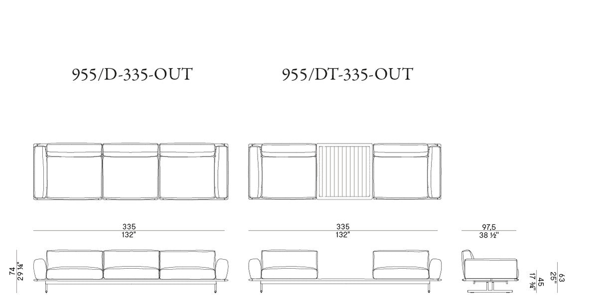 POTOCCO | Graphic Sofa