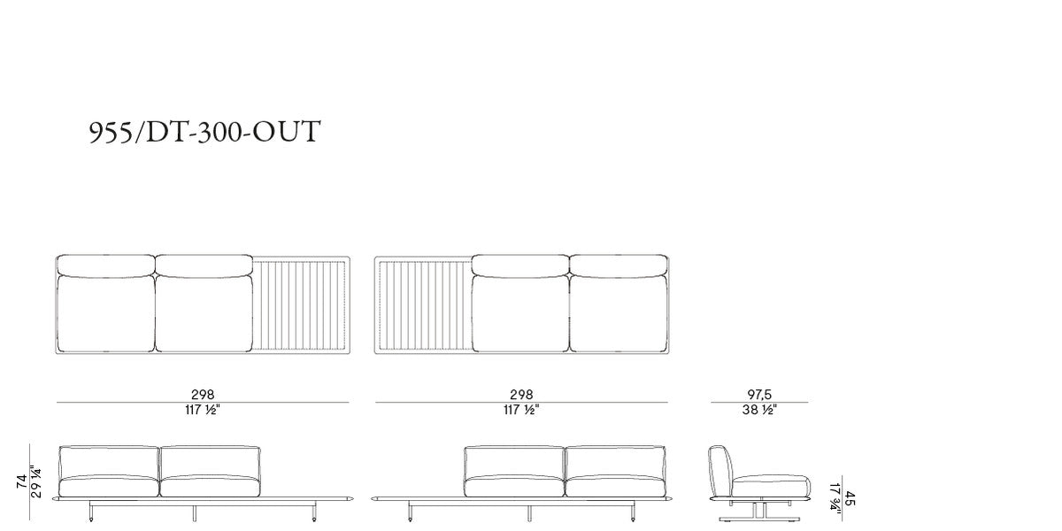 POTOCCO | Graphic Sofa