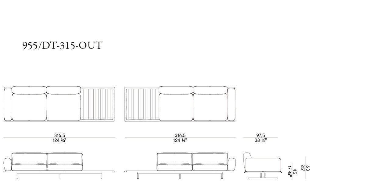 POTOCCO | Graphic Sofa