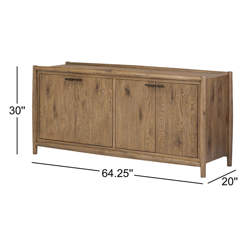 FOUR HANDS | Glenview 4 Door Sideboard-Weathered Oak | $1,599