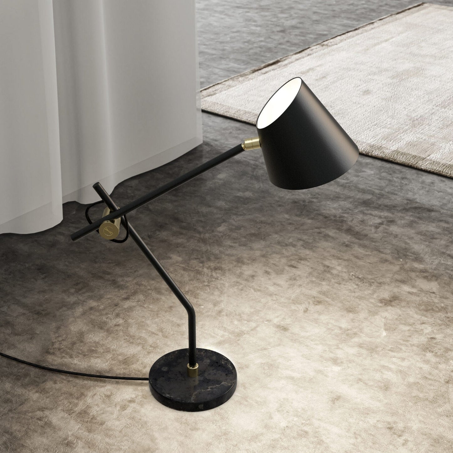 HARTAU TABLE LAMP BY DARMES - $1.125,00