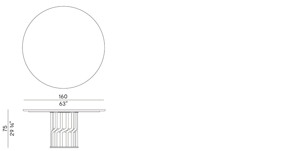 POTOCCO | Intreccio Dining Table