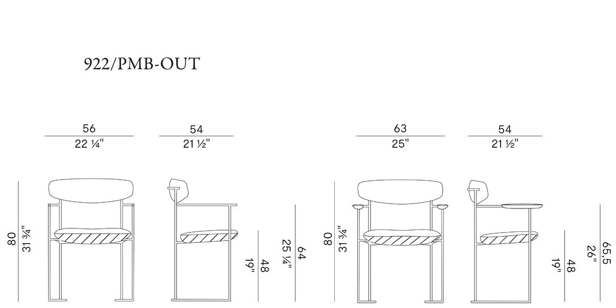 POTOCCO | Keel Light Chair