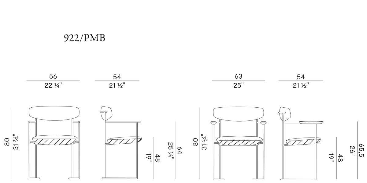 POTOCCO | Keel Light Dining Chair
