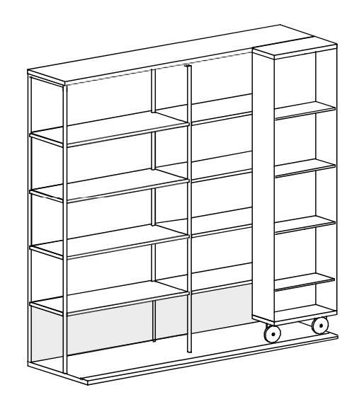 LITERATURA SELECTION l Bookcase by PUNT - ($3,830.00-$8,980.00)