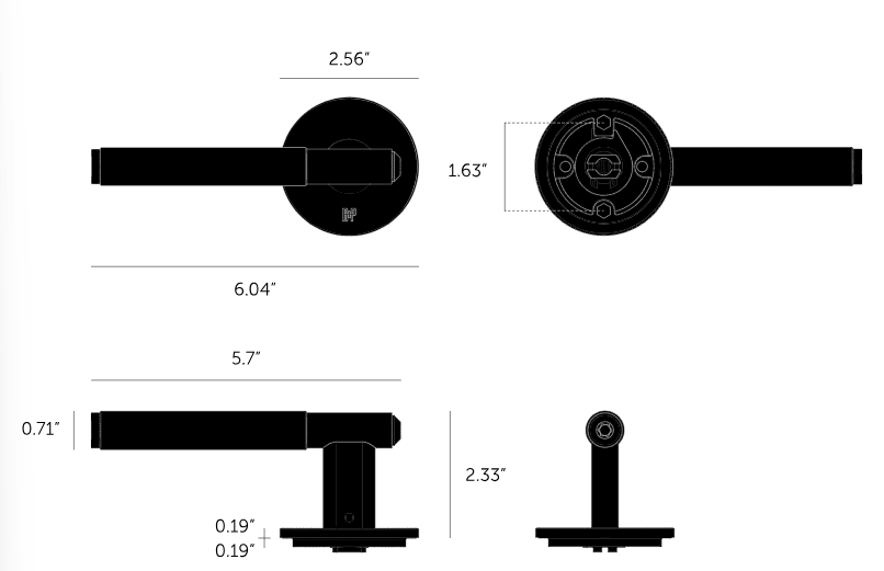 BUSTER + PUNCH DOOR | PASSAGE DOOR HANDLES - LINEAR - $275.00 - $335.00