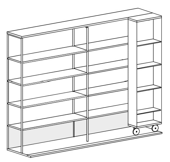 LITERATURA OPEN l Bookcase by PUNT - ($3,250.00 - $6,675.00)