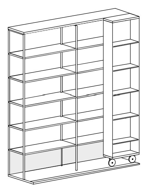 LITERATURA OPEN l Bookcase by PUNT - ($3,250.00 - $6,675.00)