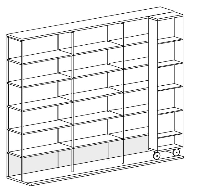 LITERATURA OPEN l Bookcase by PUNT - ($3,250.00 - $6,675.00)