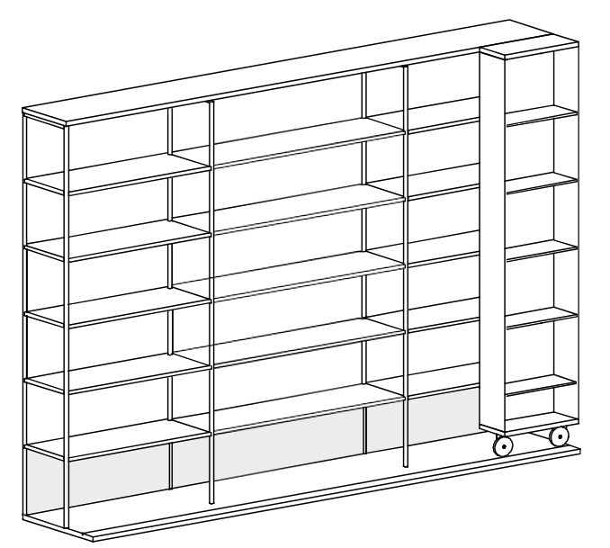 LITERATURA OPEN l Bookcase by PUNT - ($3,250.00 - $6,675.00)