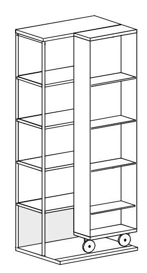 LITERATURA OPEN l Bookcase by PUNT - ($3,250.00 - $6,675.00)