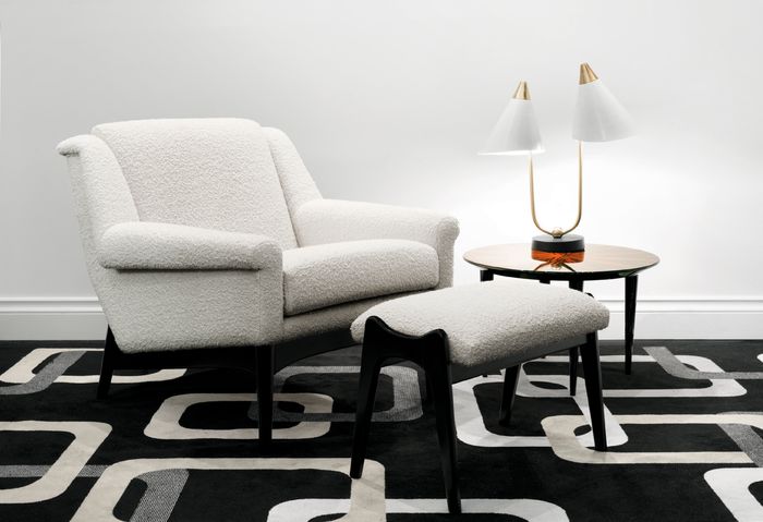 DOM EDIZIONI | LULU ARMCHAIR & POUF - $2,958.92 - $7,125.08