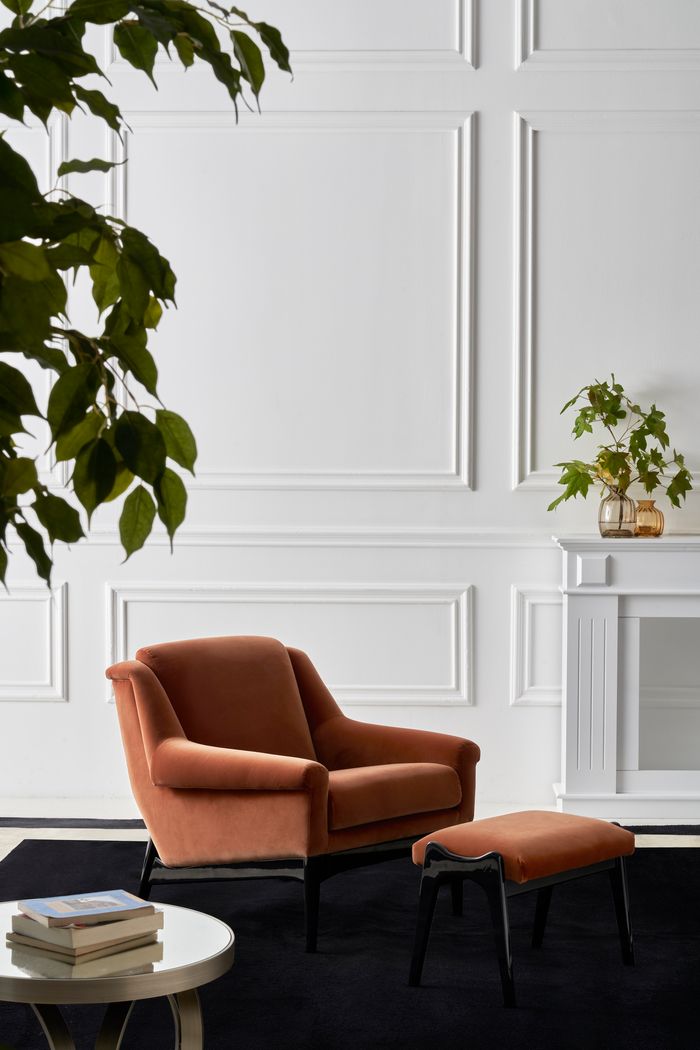 DOM EDIZIONI | LULU ARMCHAIR & POUF - $2,958.92 - $7,125.08