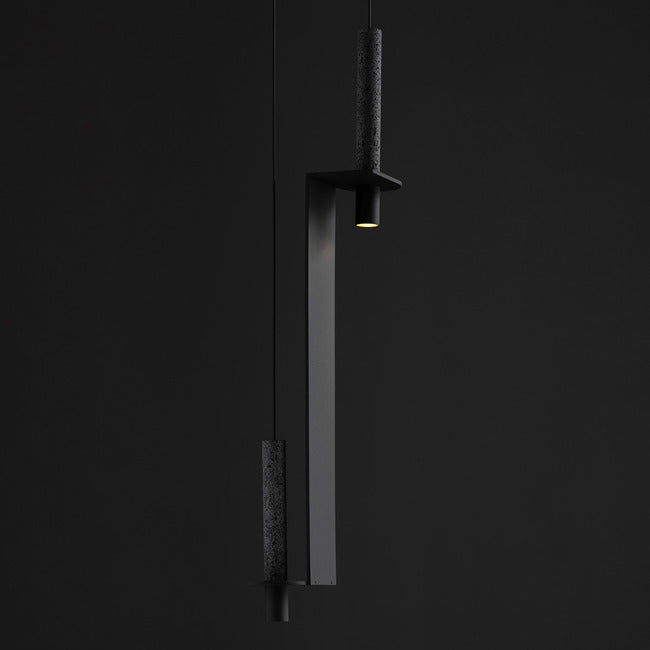 META MATTE BLACK | Step Vertical Pendant by David Pompa from $6,564.00