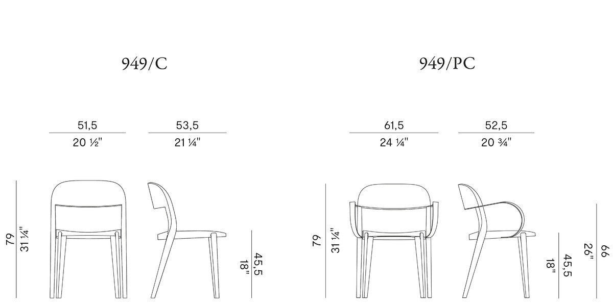 POTOCCO | Minima Dining Chair
