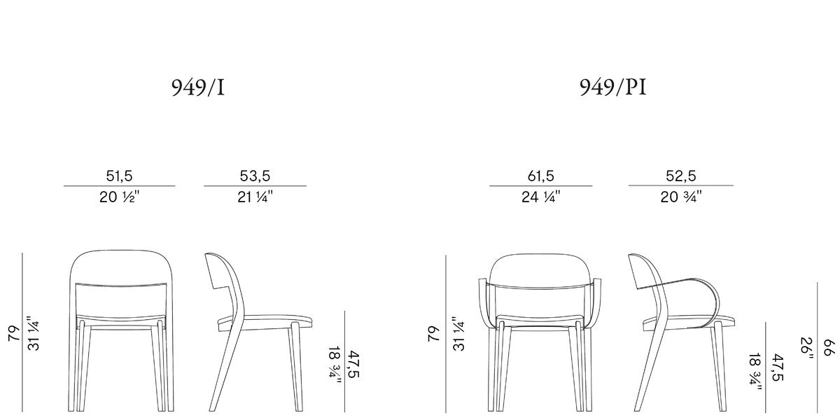 POTOCCO | Minima Dining Chair