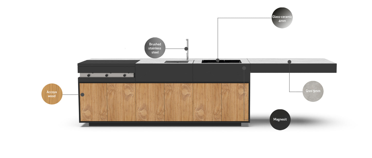 TALENTI | TIKAL 3 MODUAL KITCHEN - QUOTE BY REQUEST