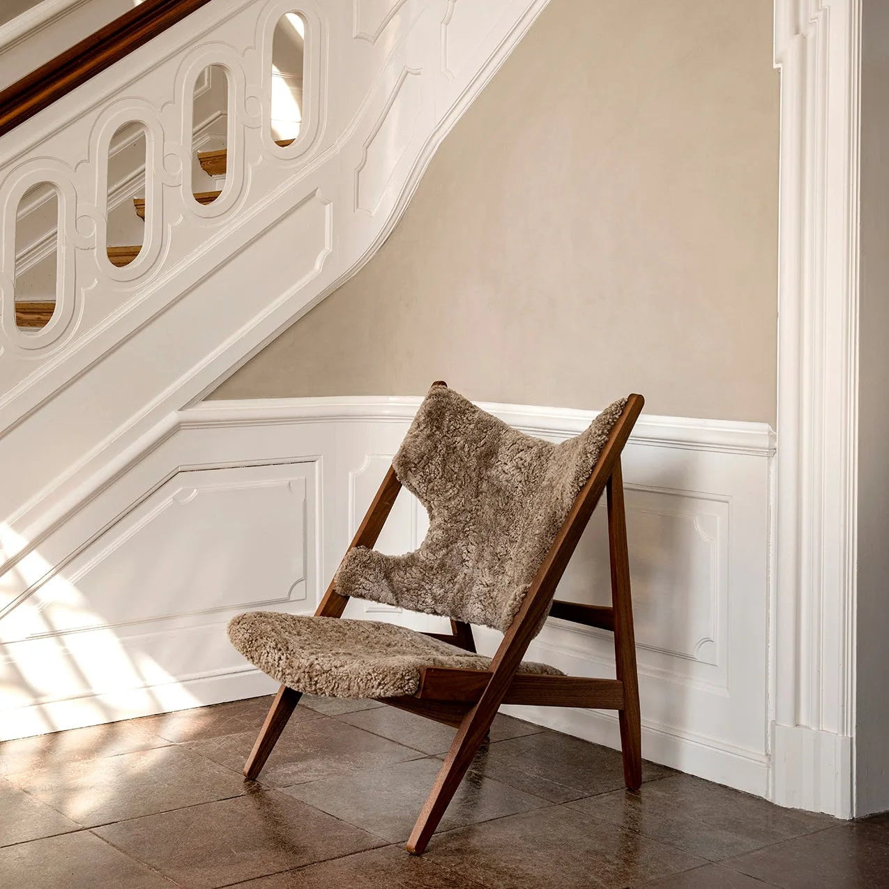 KNITTING CHAIR SHEEPSKIN I $5,525.00