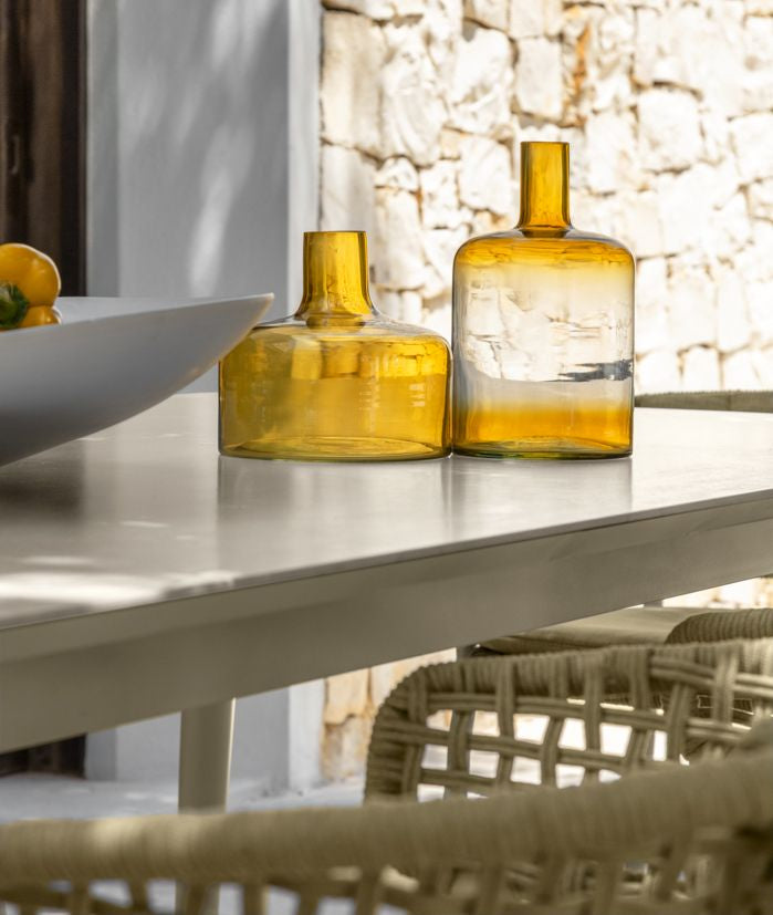 TALENTI | MOON//ALU EXTENDABLE CERAMIC DINING TABLE - $9,602.00 - $11,659.00