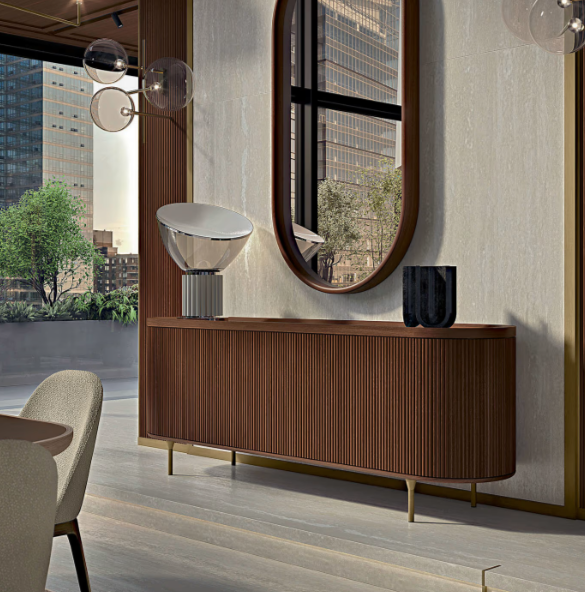 BAMAX | Opale 3 Door Channeled Sideboard - $13,695.00