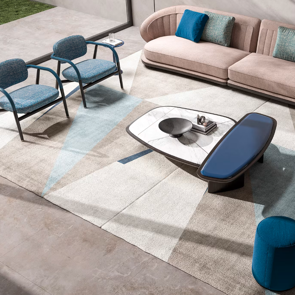 PIERRE LIGHT GREEN FABRIC SOFA I $35,250.00