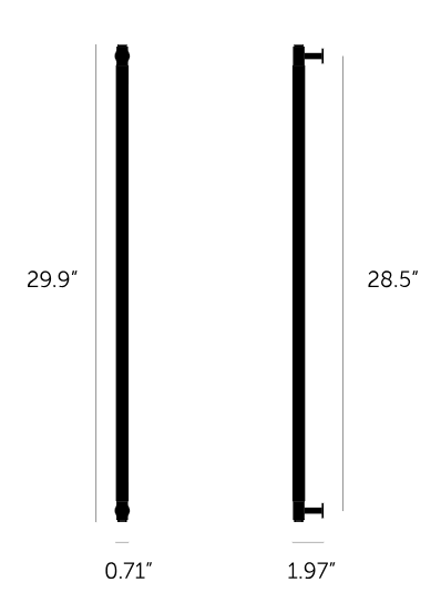 BUSTER AND PUNCH | CLOSET BARS - CROSS - $171.00-$208.00