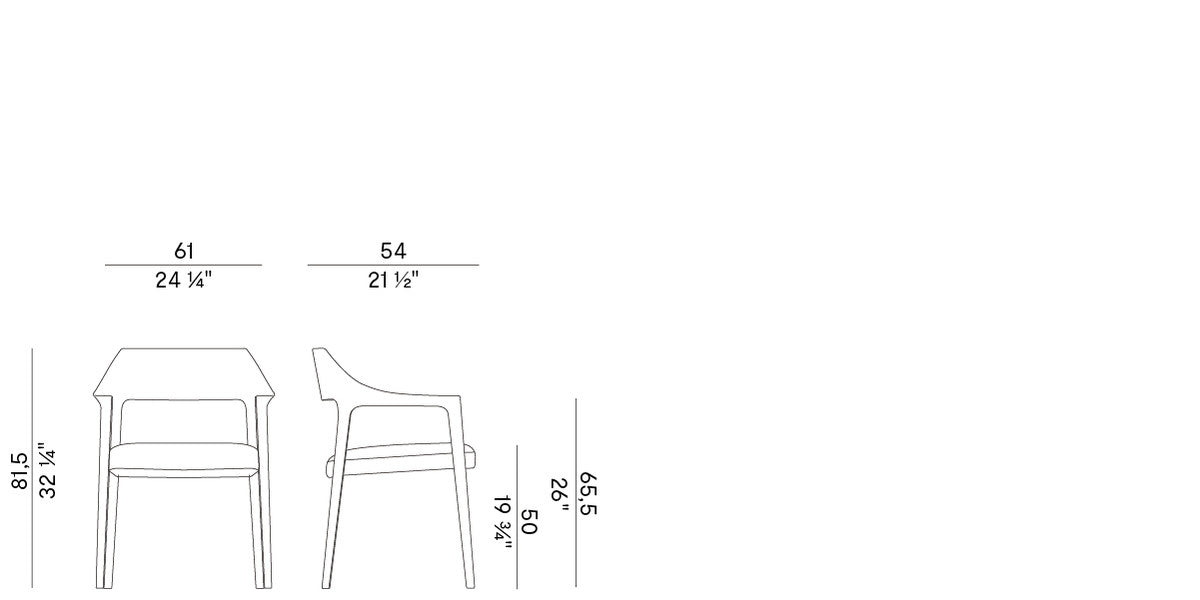 POTOCCO | Scheggia Dining Chair