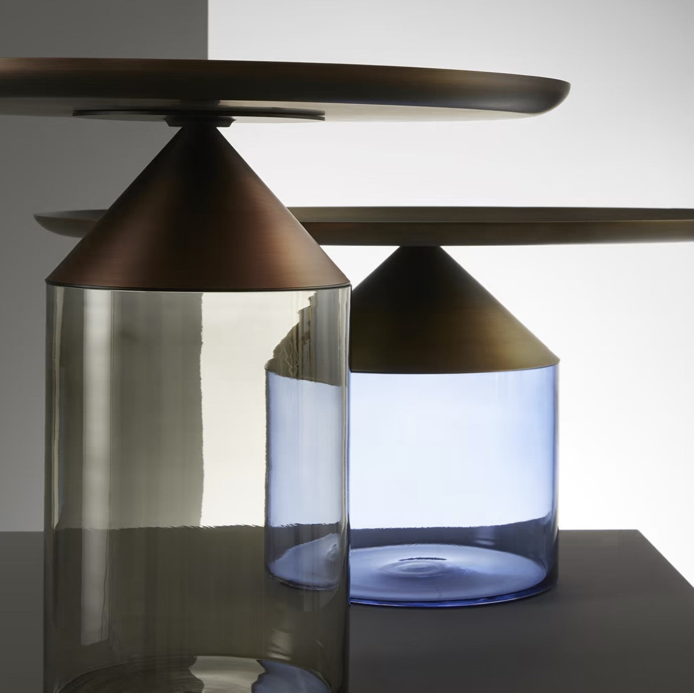 EQUILIBRE SMOKE GRAY COFFEE TABLE - $5,655.00