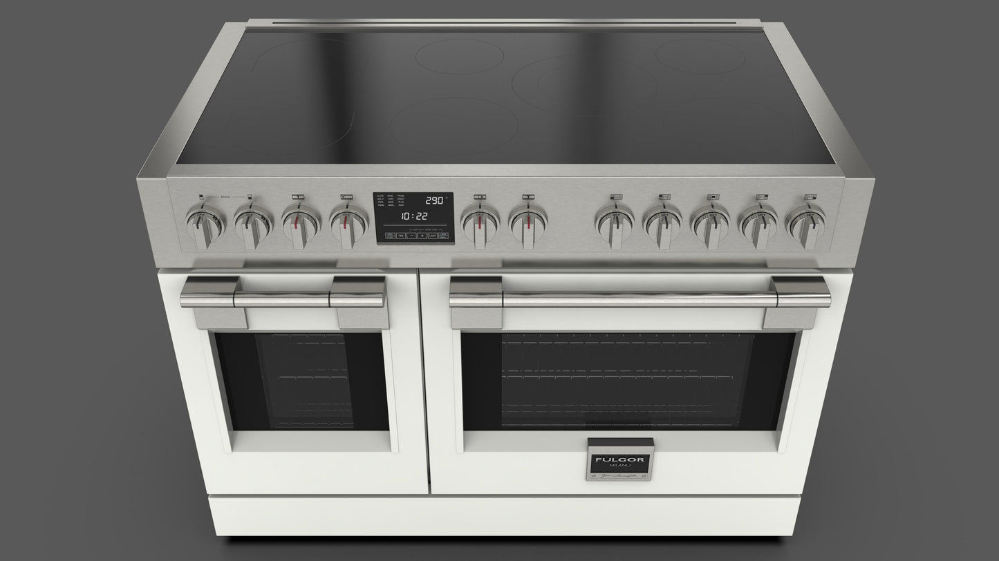 FULGOR MILANO | 48" FREESTANDING PROFESSIONAL INDUCTION RANGE | $14,499.00 - $16,418.00