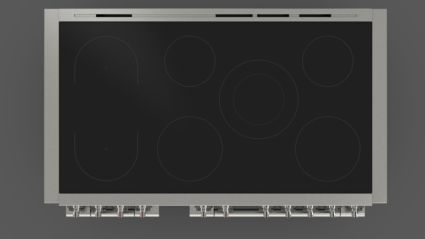 FULGOR MILANO | 48" FREESTANDING PROFESSIONAL INDUCTION RANGE | $14,499.00 - $16,418.00