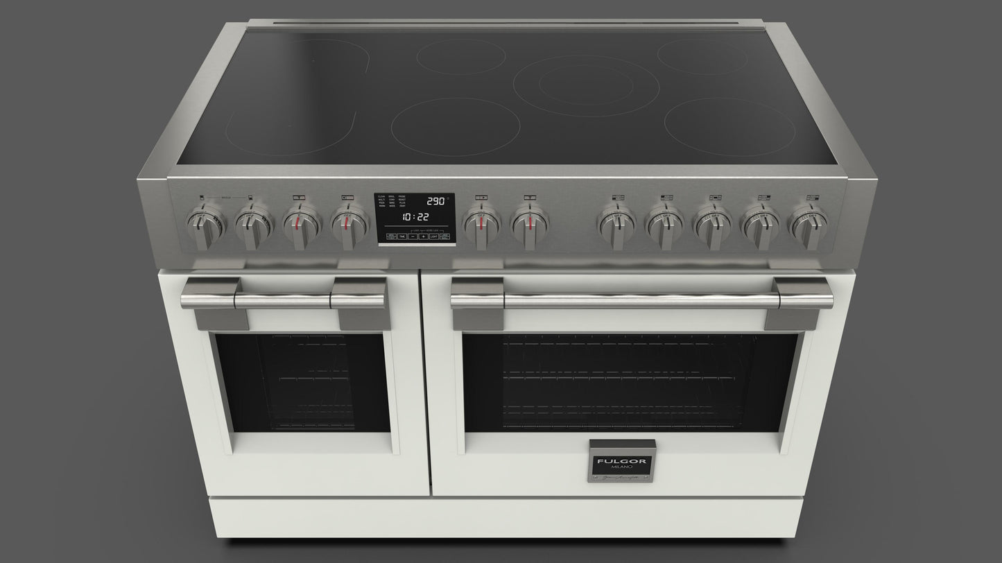 FULGOR MILANO | 48" FREESTANDING PROFESSIONAL INDUCTION RANGE | $14,499.00 - $16,418.00