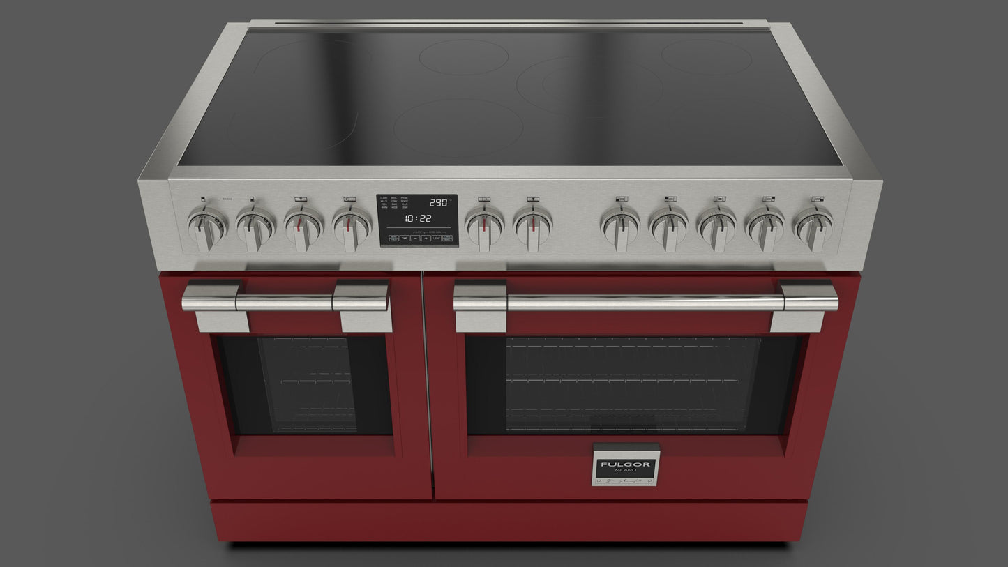 FULGOR MILANO | 48" FREESTANDING PROFESSIONAL INDUCTION RANGE | $14,499.00 - $16,418.00