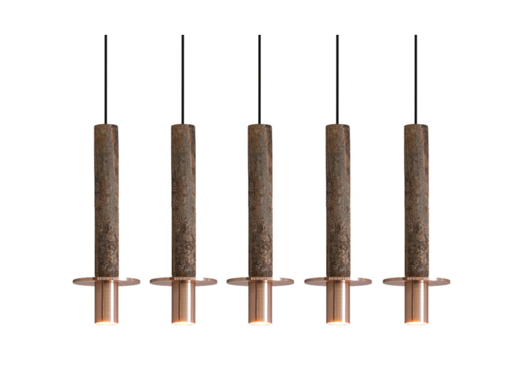 META OCHRE I Linear Five Light Pendant by David Pompa $5,900 Rich text editor