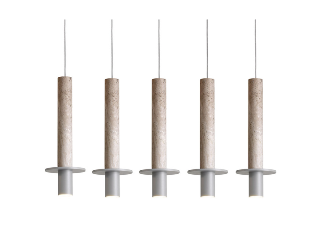 META WHITE I Linear Five Light Pendant by David Pompa $8,460.00