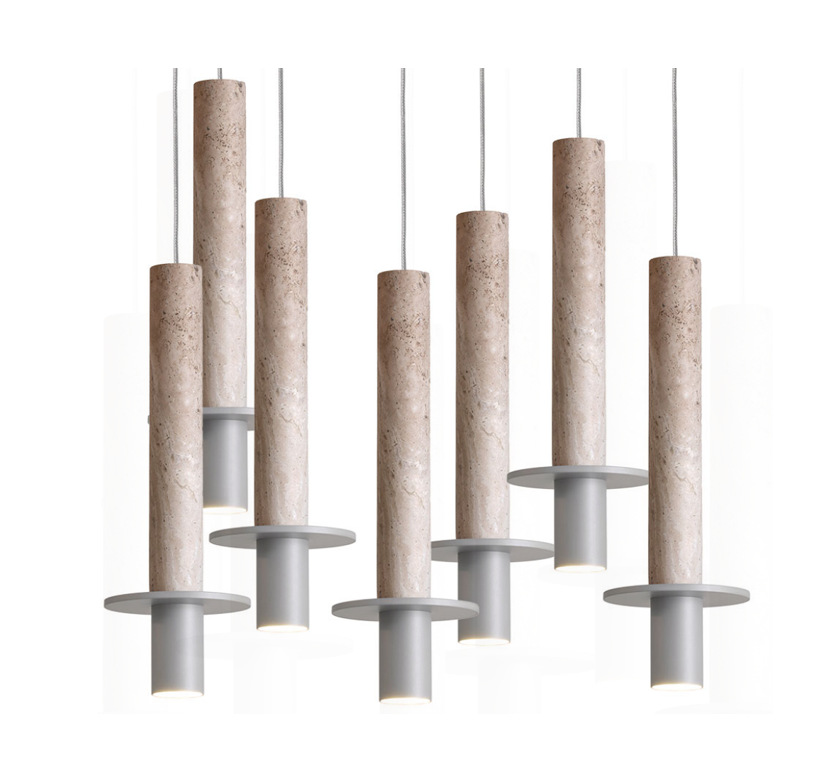 META WHITE I Seven Light Pendant by David Pompa $8,000