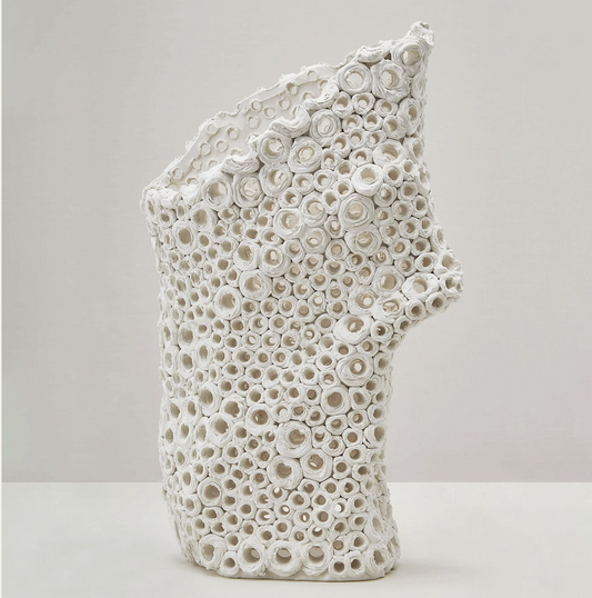 CORALE DISPLAY VASE, off white by Gilles Caffier - $2,280.00