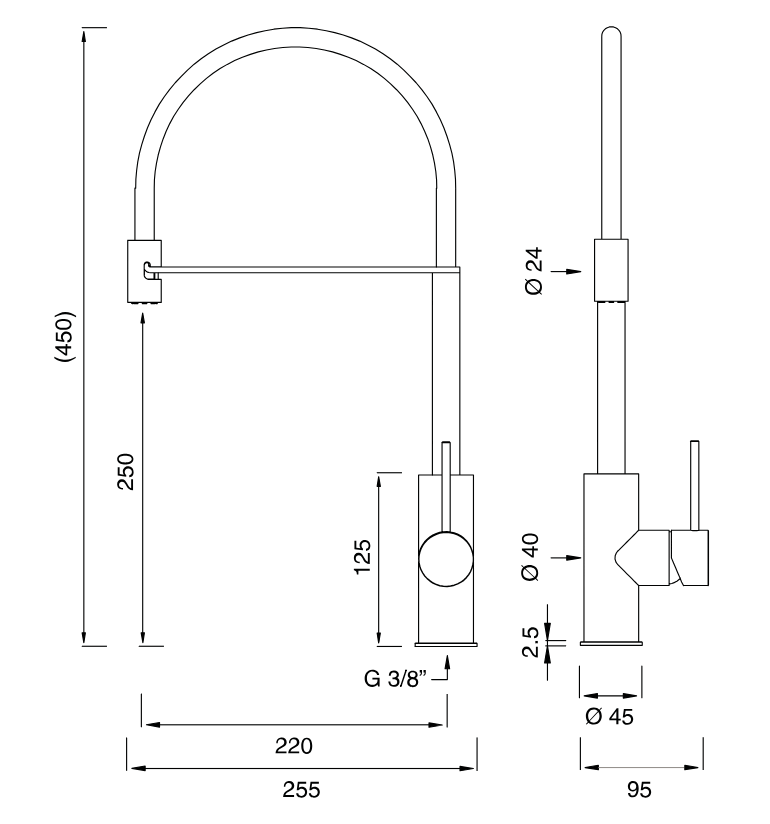 MIL204 | Kitchen faucet by CEA Design - $1,904.00 - $3,030.00