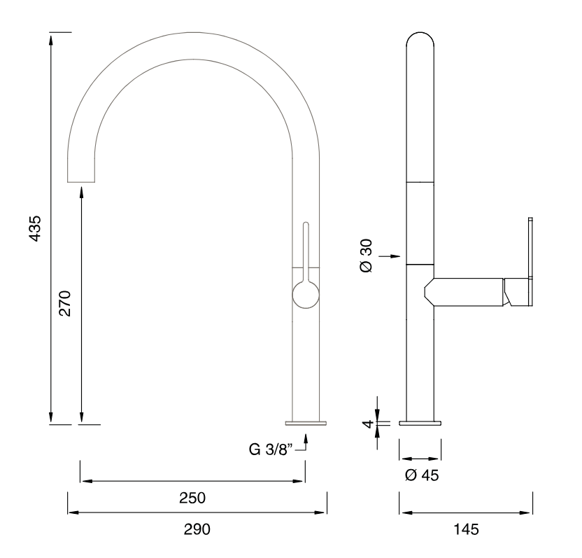 INV09 | Kitchen faucet by CEA Design - $1,794.00 - $3,835.00