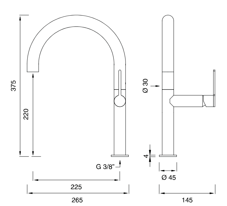 INV19 | Kitchen faucet by CEA Design - $1,683.00 - $3,642.00