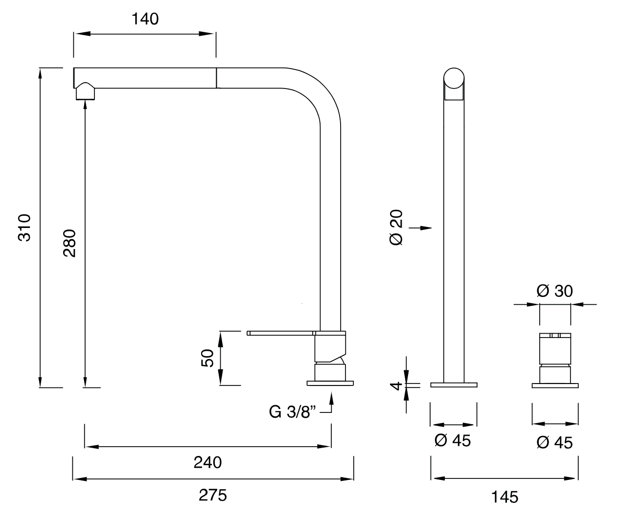 INV84 | Faucet by CEA Design - $1,525.00 - $3,142.00