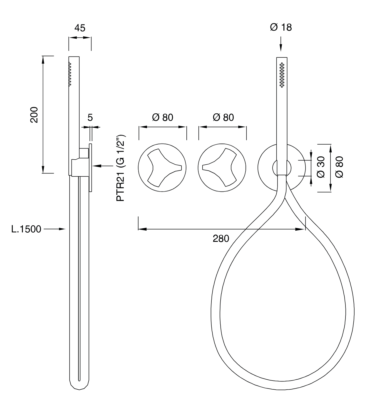 ZIQ71 | Shower Mixer Set by CEA Design - $4,065.00 - $5,294.00