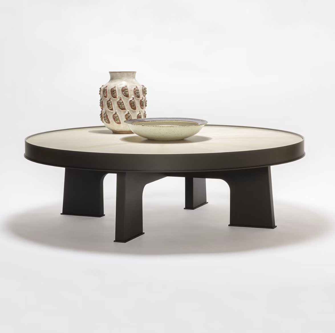 ATTICA ROUND PARCHMENT COFFEE TABLE $20,695.00