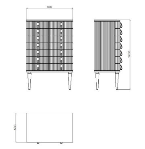 CPRN HOMOOD | HIGHT DRESSER I $11,206.00 - $11,770.00