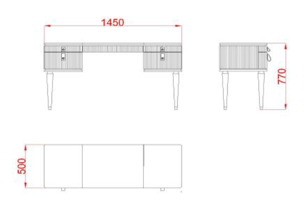 CPRN HOMOOD I COCOON VANITY TABLE I $11,480.00