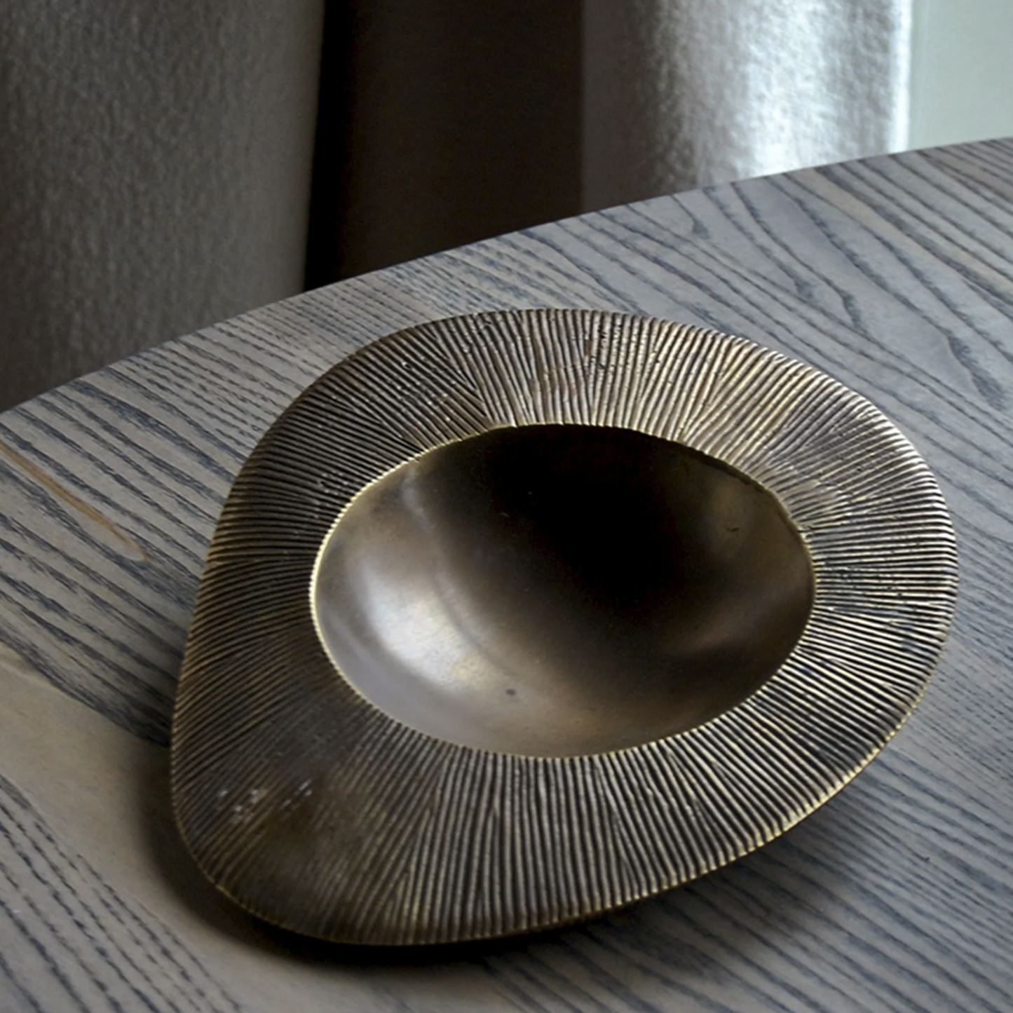 PIETRA CASA - VALLEY BOWL MEDIUM - BURNISHED BRASS - $892.89