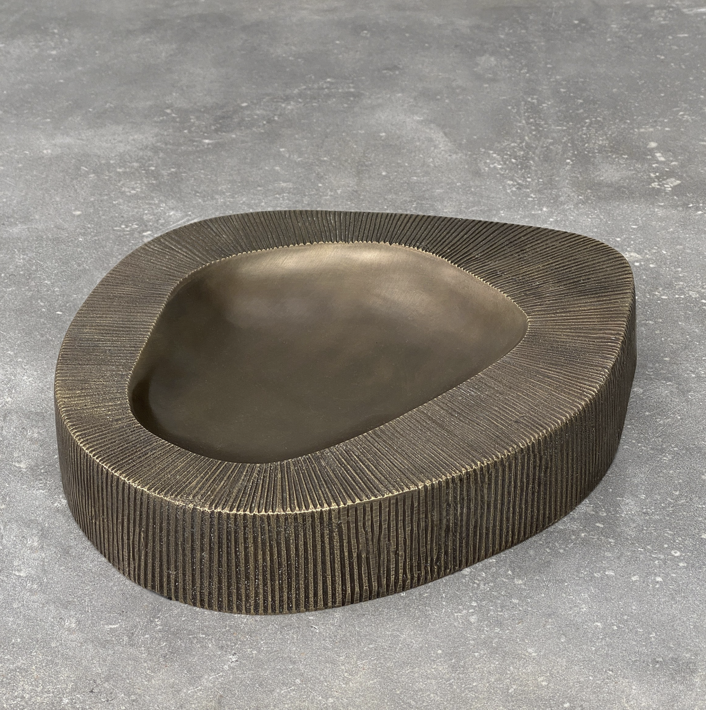 PIETRA CASA - VALLEY BOWL LARGE - BURNISHED BRASS - $1,469.81