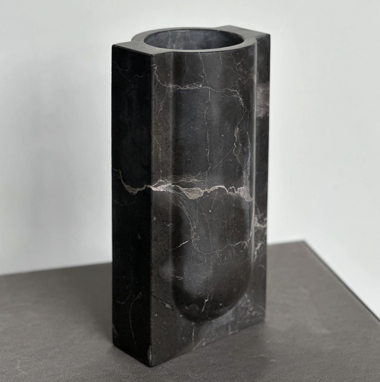 BRANDT COLLECTIVE - ARC VASE MEDIUM - SHADOW BLACK - $965.00