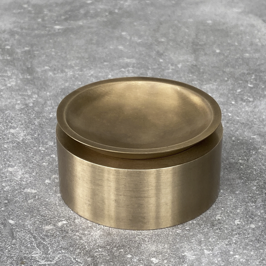 PIETRA CASA - EDO CANISTER SMALL - SATIN BRASS - $381.18