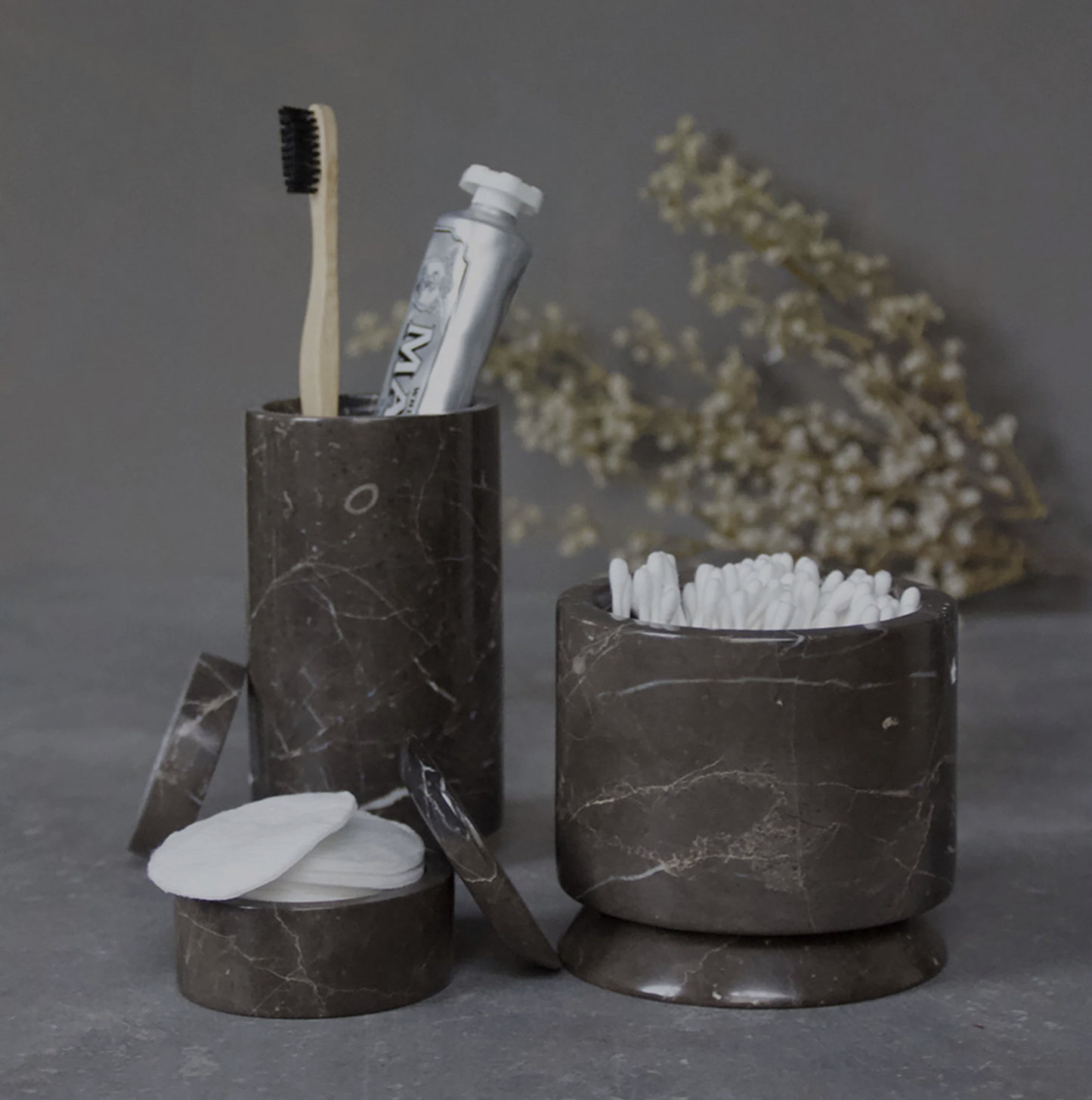 PIETRA CASA - EDO CANISTER MEDIUM - SHADOW BLACK - $423.54